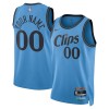 Camiseta Hombre NBA Los Angeles Clippers Personalizadas 2024-25 Nike City Edition Azul Swingman